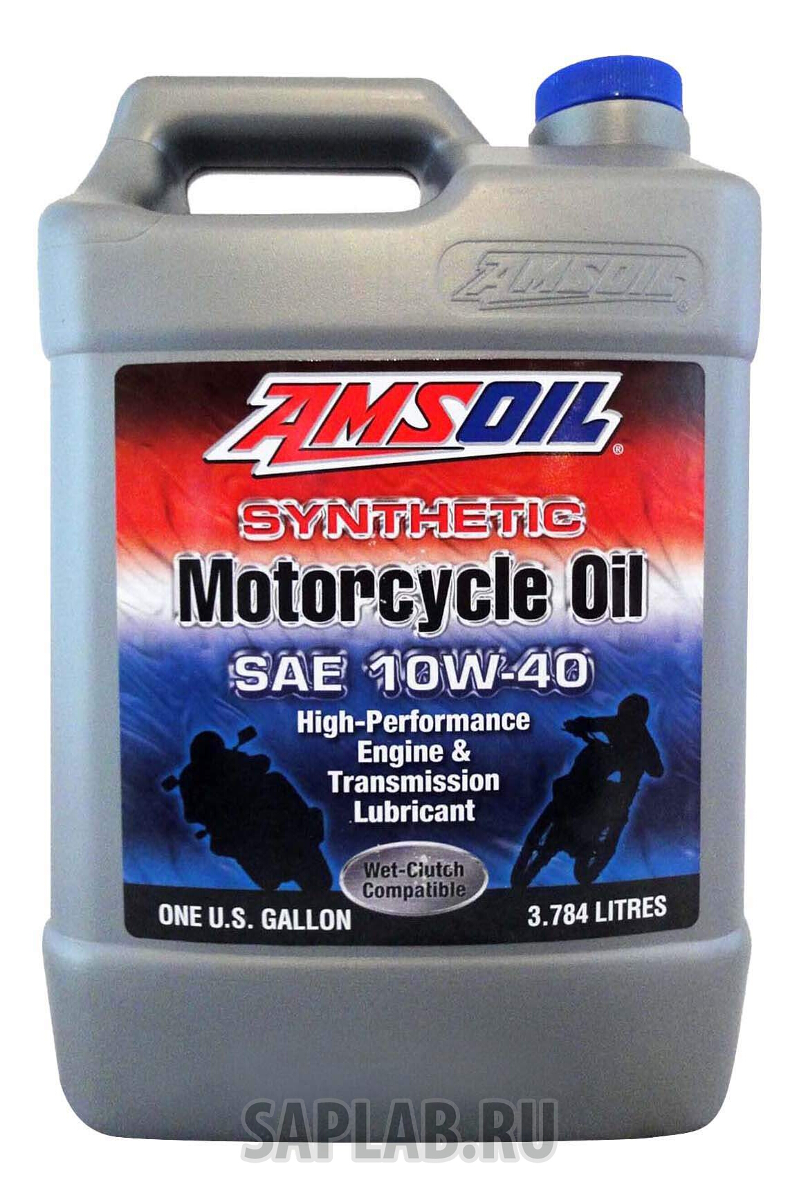 Купить AMSOIL MCF1G Моторное масло Amsoil Metric Motorcycle 10W-40 3,784л