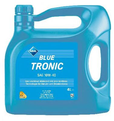 Купить ARAL 154FE6 Моторное масло Aral BlueTronic 10W-40 4л