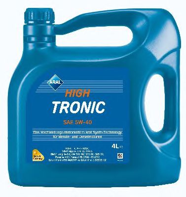 Купить ARAL 154FE7 Моторное масло Aral HighTronic 5W-40 4л