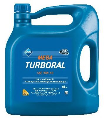 Купить ARAL 1554F1 Моторное масло Aral MegaTurboral 10W-40 5л