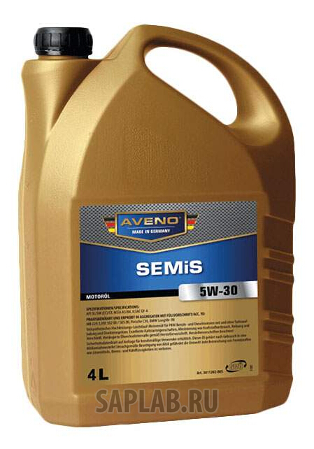 Купить AVENO 3011202004 Моторное масло Aveno SemiS 5W-30 4л