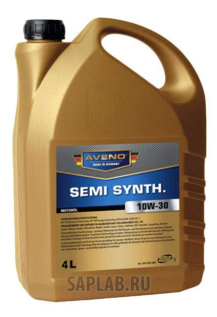 Купить AVENO 3011203004 Моторное масло Aveno Semi Synth 10W-30 4л