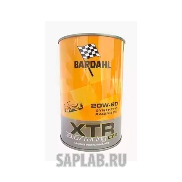 Купить BARDAHL 174989 Моторное масло Bardahl XTR C60 Racing 20W-60 1л