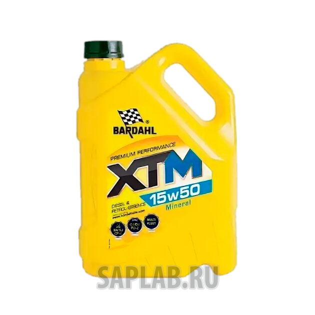 Купить BARDAHL 175075 Моторное масло Bardahl XTM 15W-50 5л