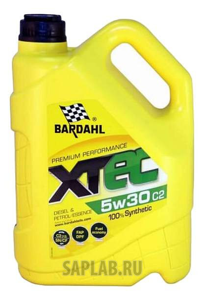 Купить BARDAHL 36533 Моторное масло Bardahl XTEC С2 5W-30 5л