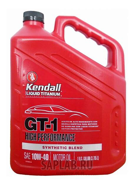 Купить KENDALL 75731050396 Моторное масло Kendall GT-1 High Performance 10W-40 3,780л