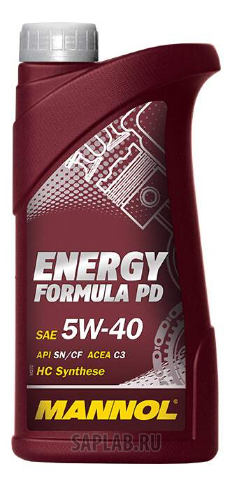 Купить MANNOL 4013 Моторное масло Mannol Ehergy Formula PD 5W-40 1л