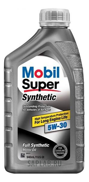 Купить MOBIL 113938 Моторное масло Mobil Super Synthetic 5W-30 0,946л