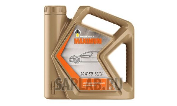 Купить РОСНЕФТЬ 40814542 Моторное масло Роснефть Maximum 20W-50 4л