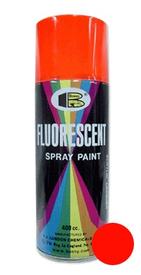 Купить Bosny 1006 Краска акриловая флюоресцентная (оранжевый) аэрозоль 400мл