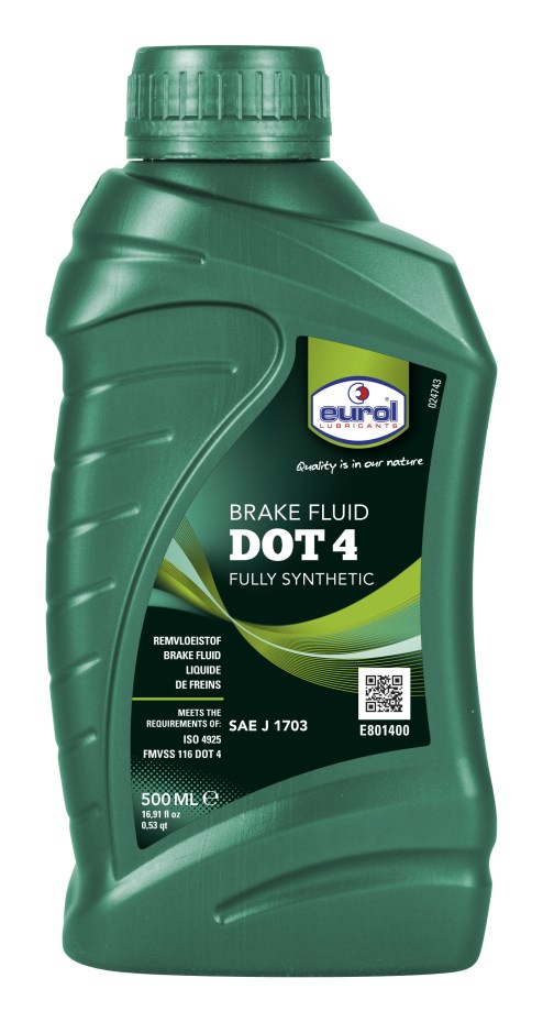 Купить Eurol E801400500ML Тормозная жидкость Brakefluid DOT 4, 0,5 л