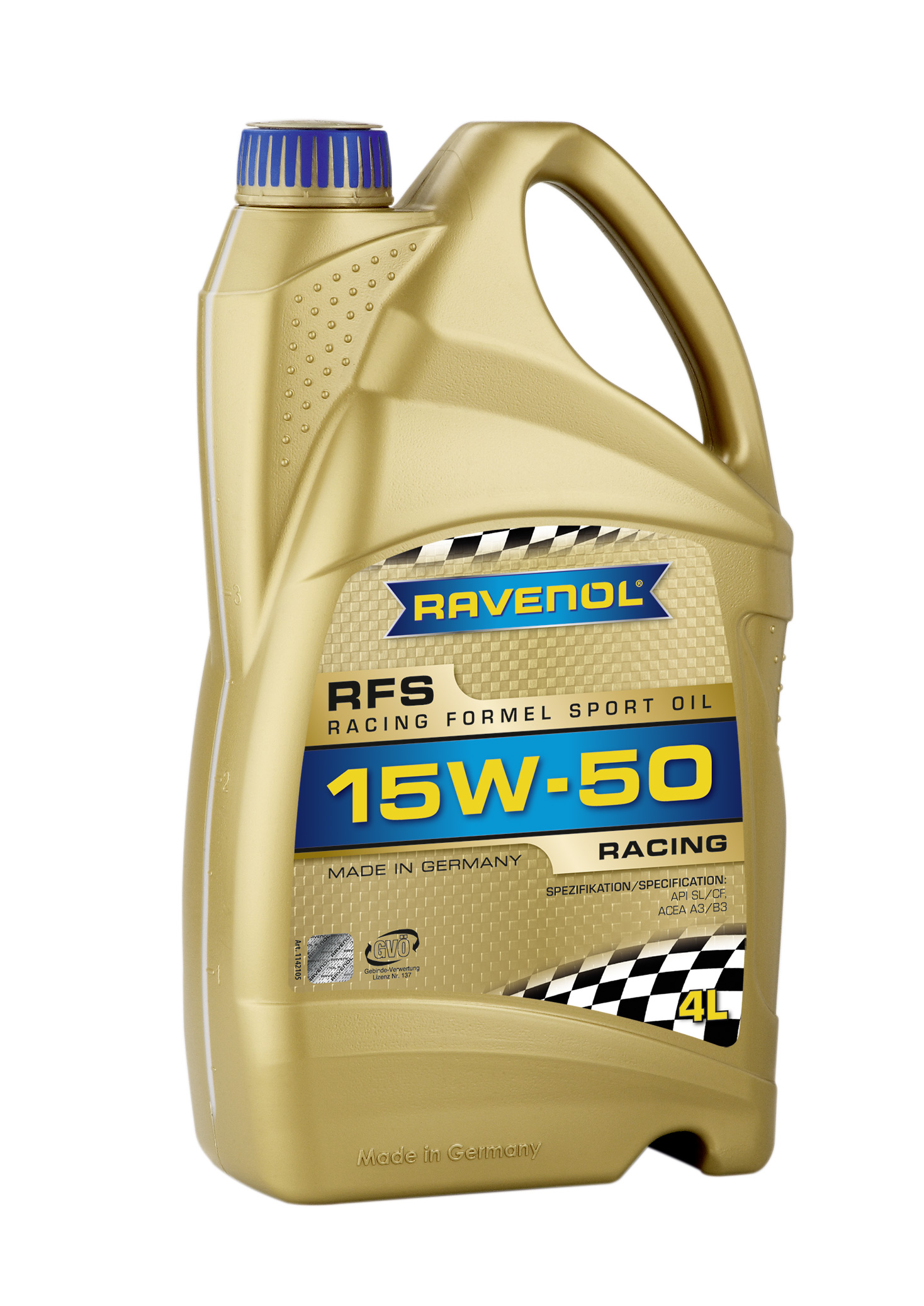 Купить RAVENOL 4014835727090 Моторное масло Ravenol Racing Formel Sport SAE 15W-50 4л